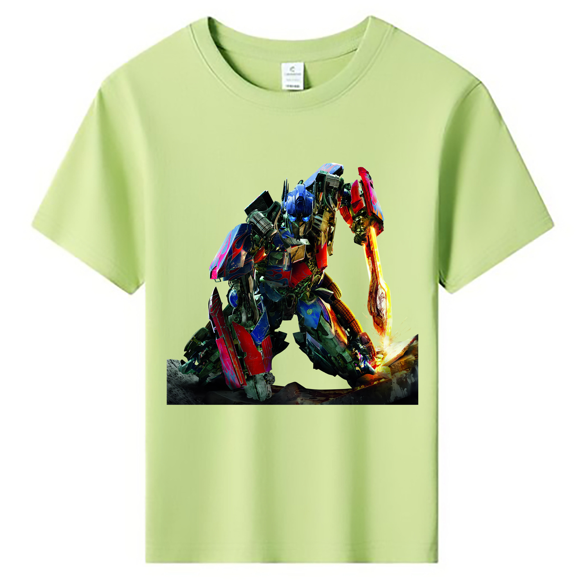 （画像用） Transformers トランスフォーマー 綿100％キッズTシャツ（フロントプリント）